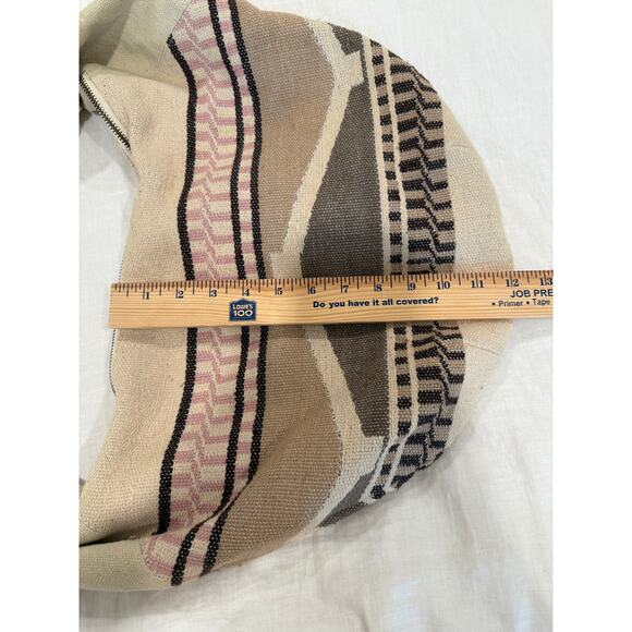 American Eagle Outfitters Printed Canvas Cotton Hobo Shoulder Bag Multicolor - Picture 12 of 15